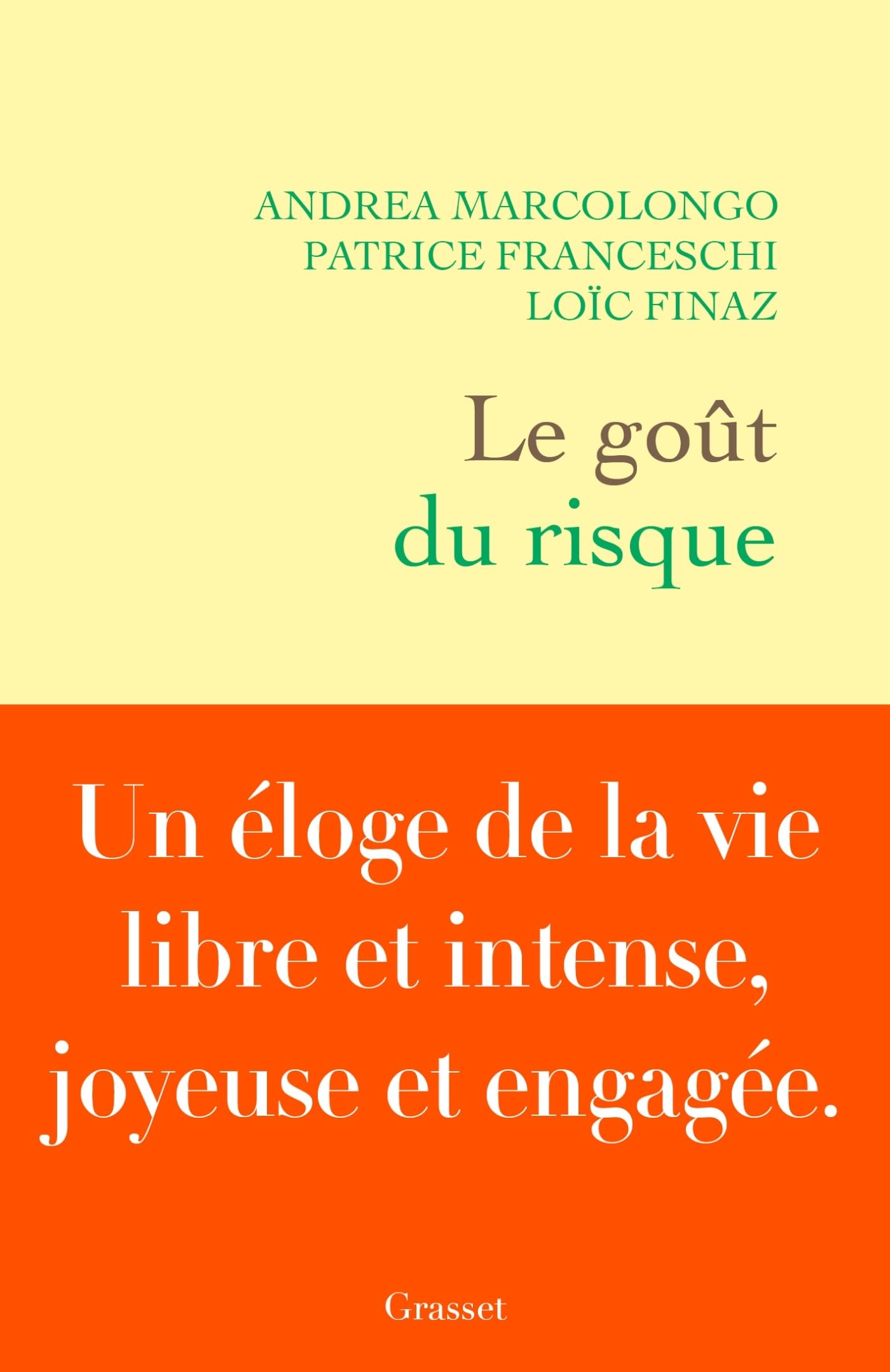 Le goût du risque book cover