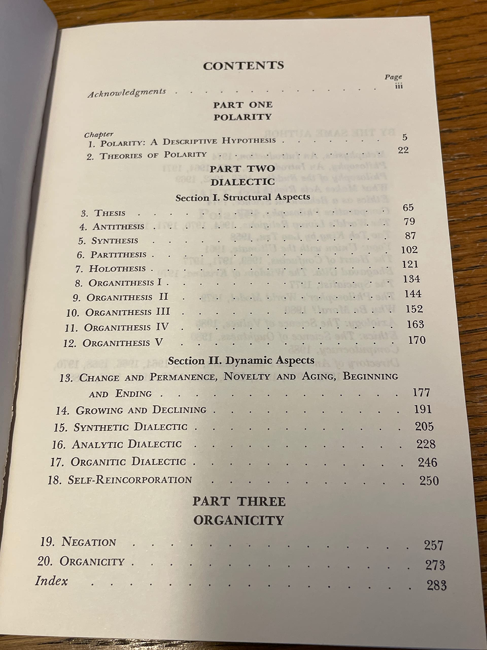 Polarity, dialectic, and organicity by Archie J. Bahm | Goodreads