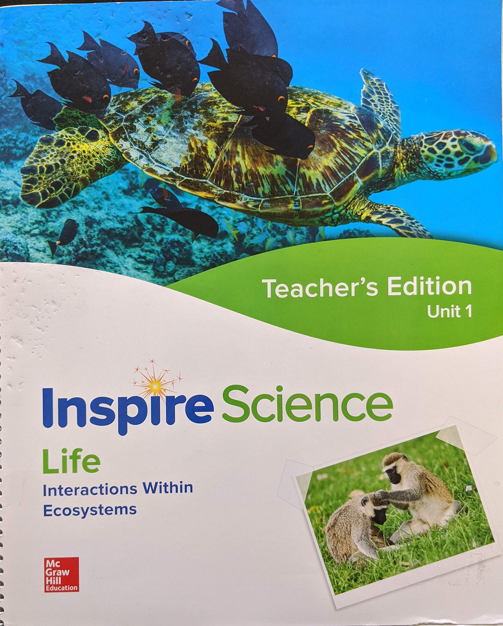 Inspire Science Life Teacher Edition Unit 1, c. 2020, 9780076883783
