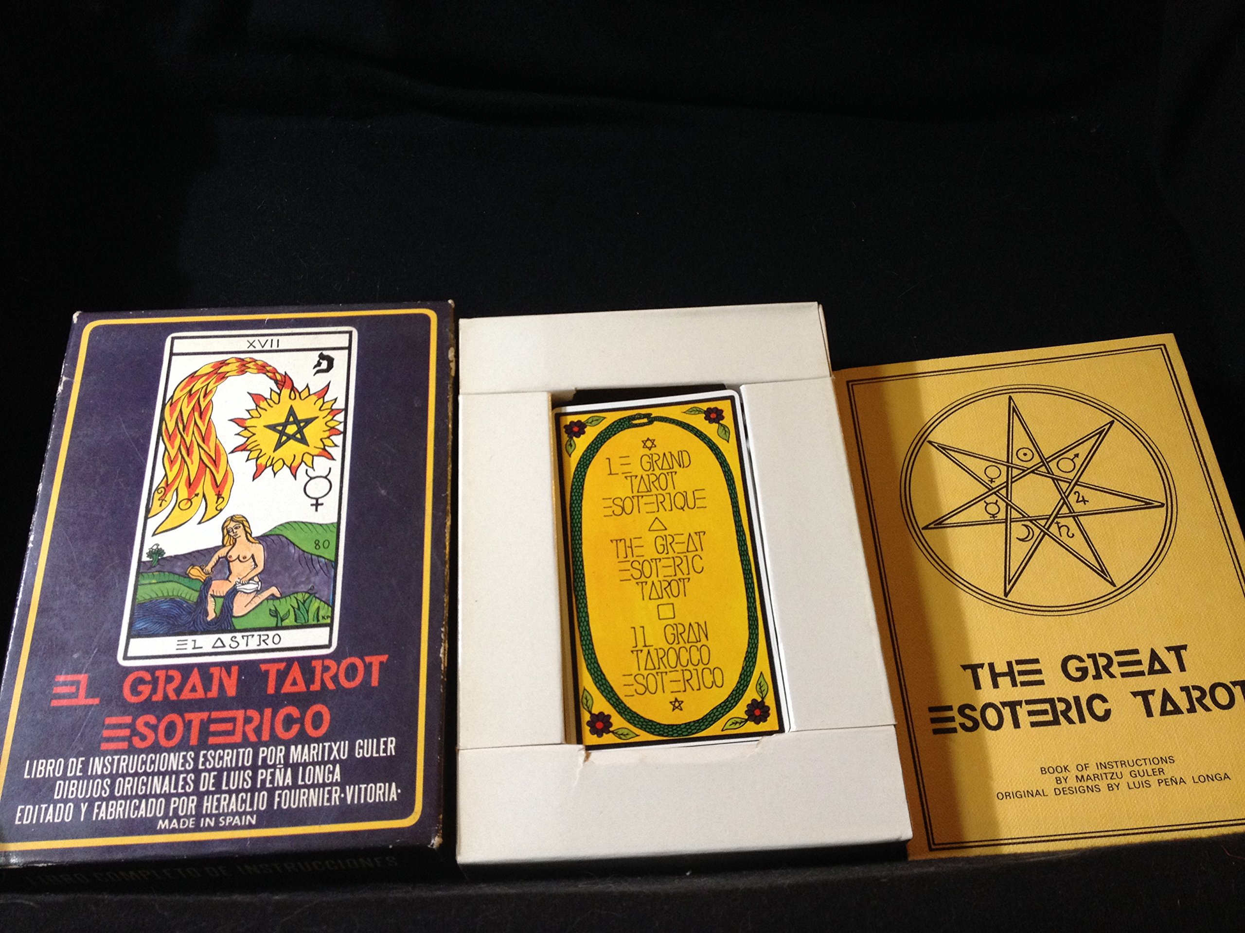 Tarot Maritxu De Guler - Jeu De 78 Cartes, Boîte Découpée 1983 - Très Bon état