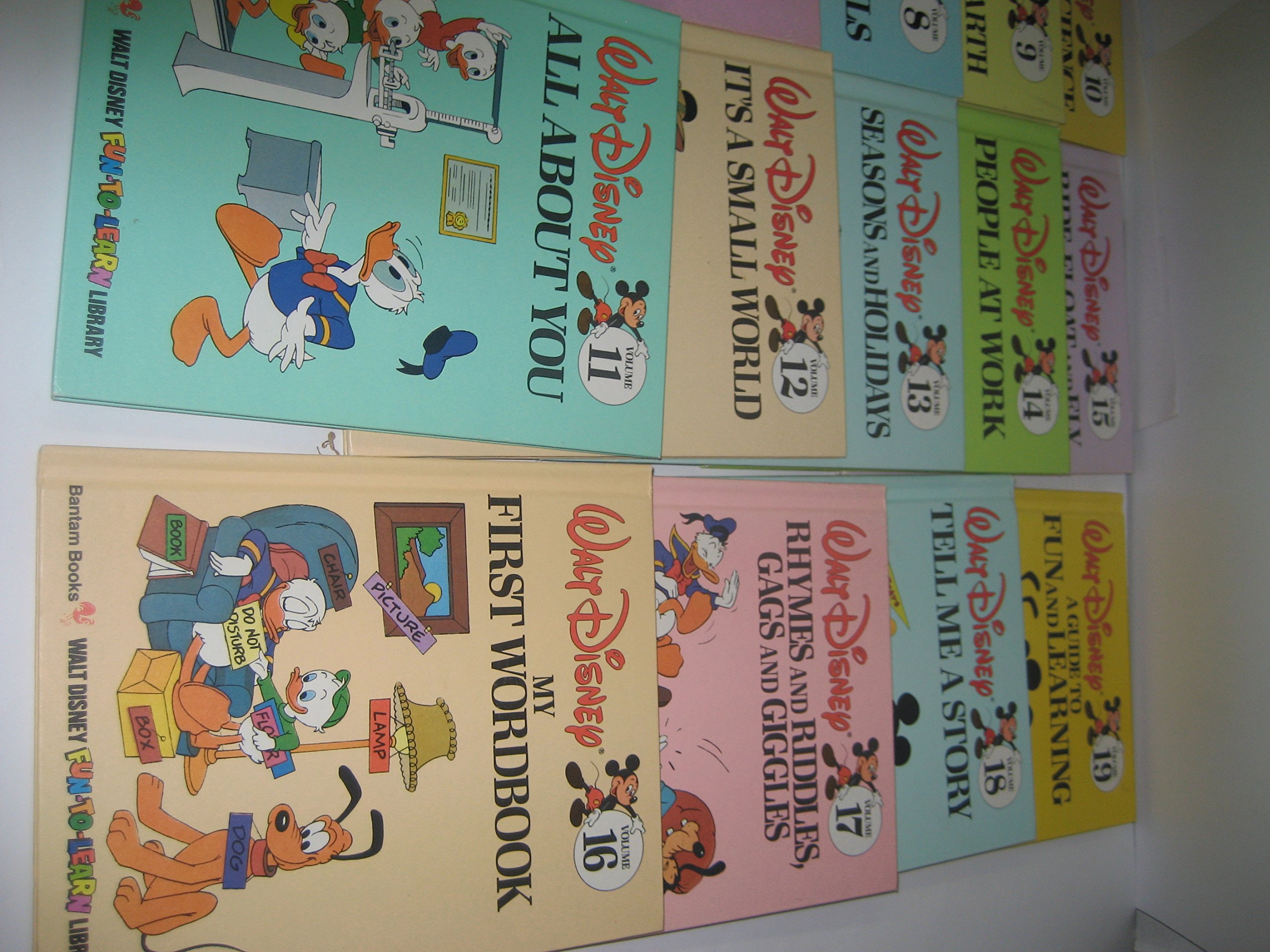 Walt Disney Fun To Learn Library 19 Volume Set Complete By Walt Disney 