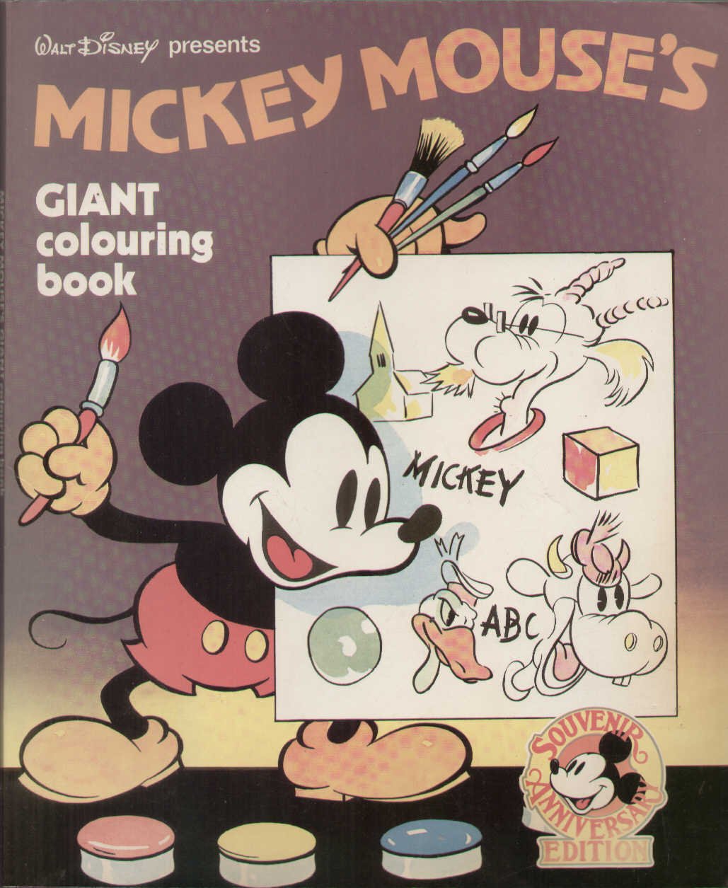 Walt Disney presents Mickey Mouse's giant colouring book by Unknown ...
