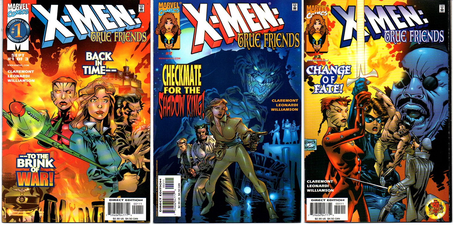 X-Men True Friends #1-#3 set / Marvel Comics