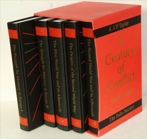 A Century of Conflict 1848-1948: 5 Volume Boxed Set by A. J. P. Taylor ...