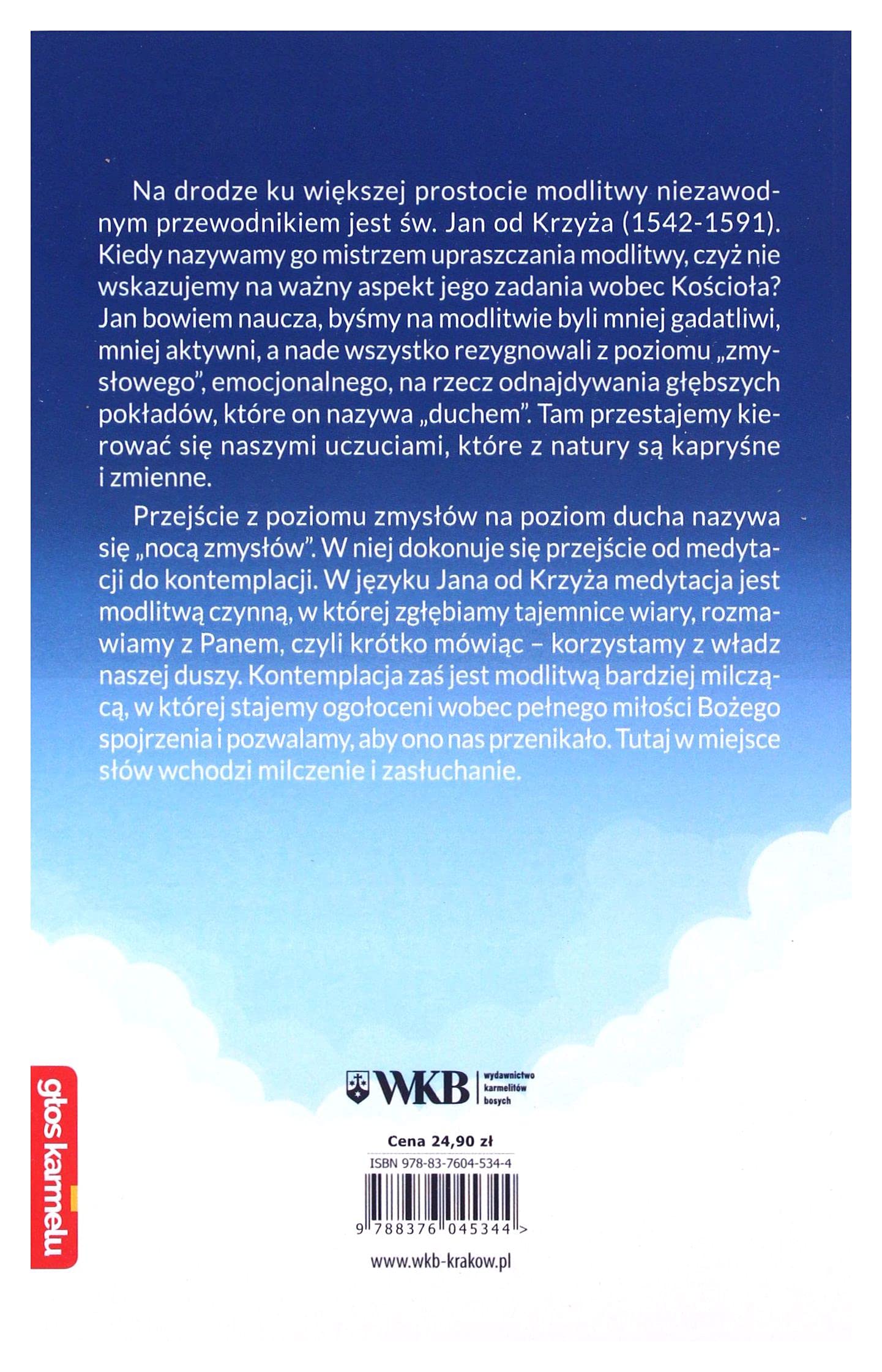 Kiedy zapada noc. Droga modlitwy wewnÄtrznej Wilfrid Stinissen