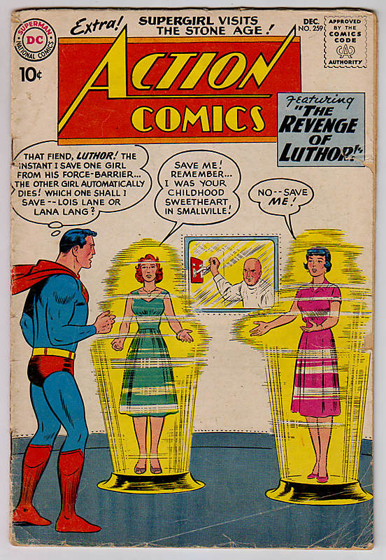 Action Comics book cover