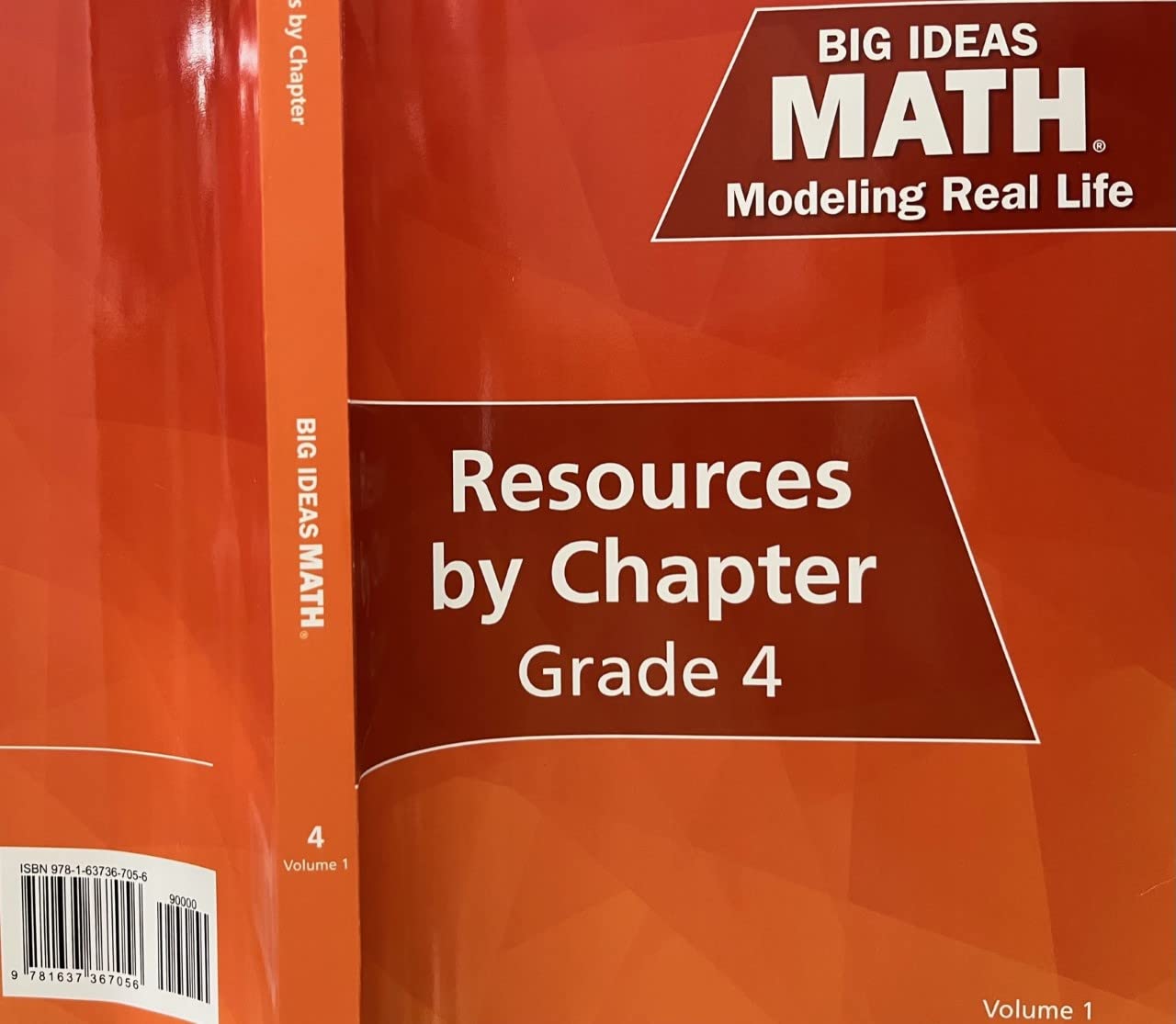 Big Ideas Math, Modeling Real Life, Grade 4 Volume 1, Resources by