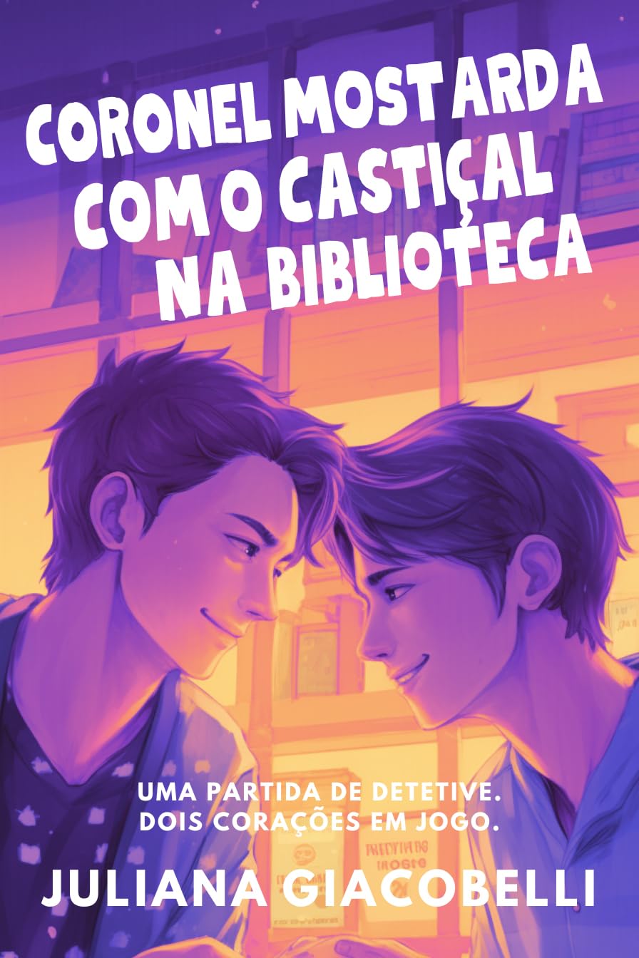 Coronel Mostarda com o castiçal na biblioteca