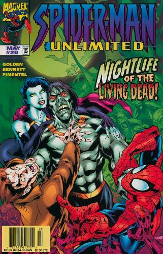Spider-man Unlimited #20 Vol. 1 May 1998 book cover