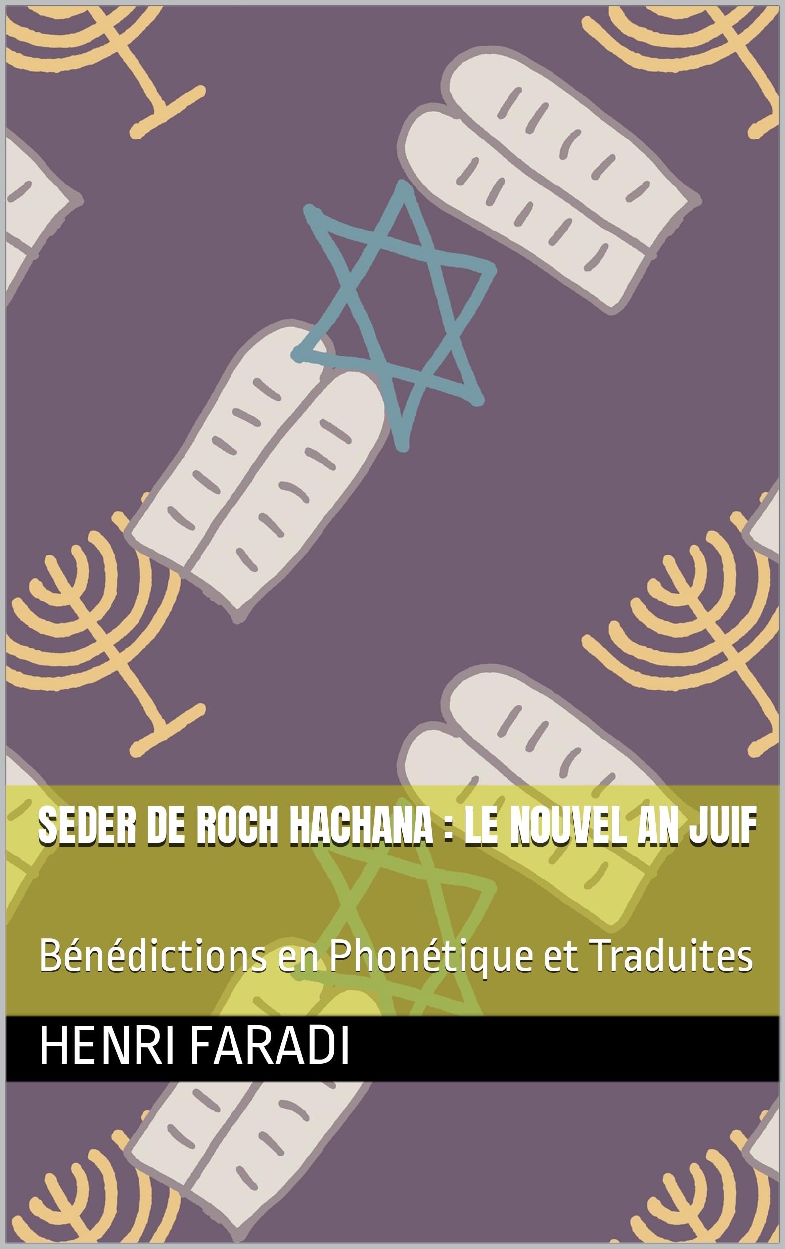 Plat à Miel Roch Hachana En Verre Trempé « Bénédictions » - 19cm Avec Cuillère En Bois | Art Judaïque, Inscriptions Hébraïques - 7