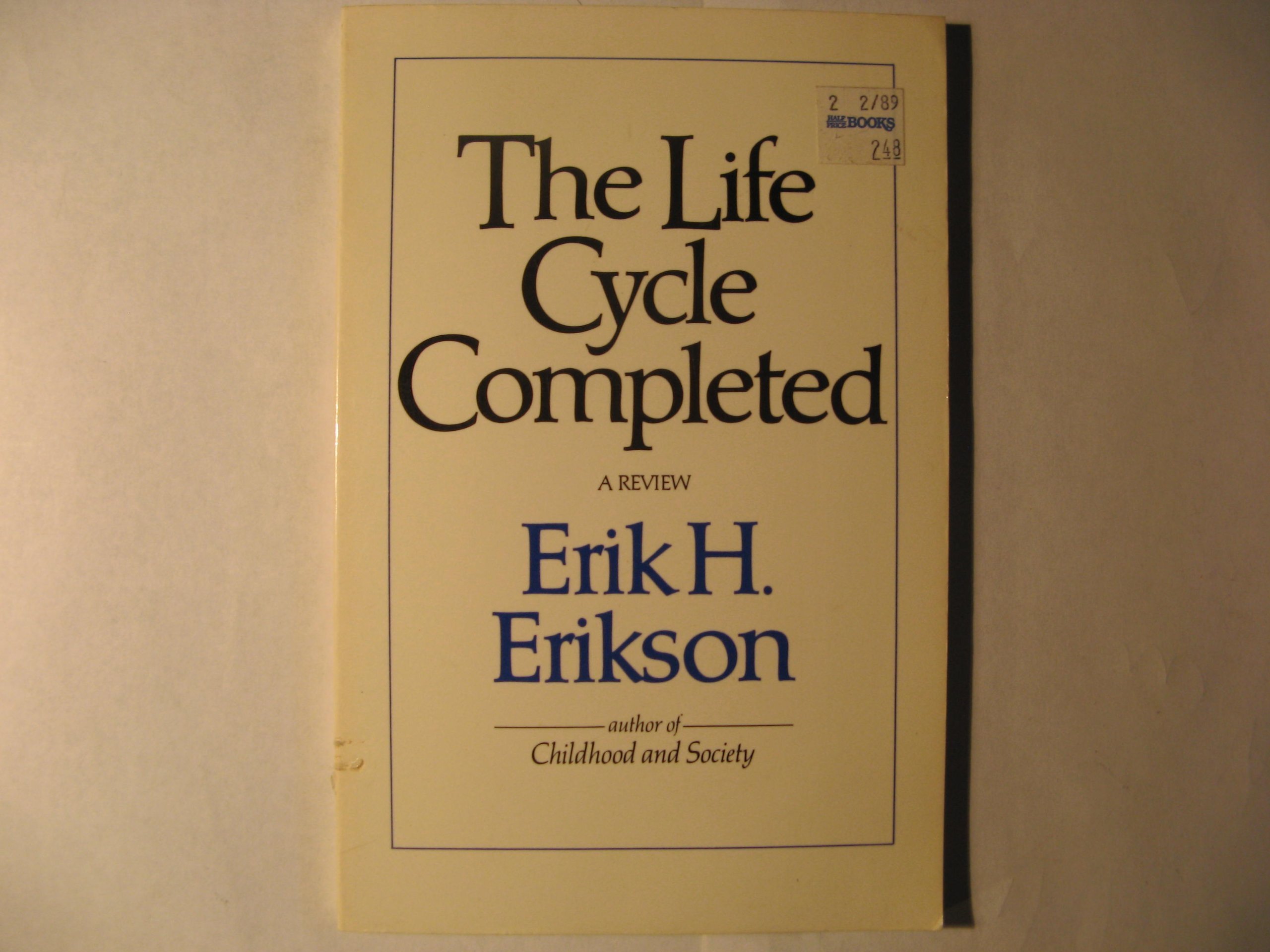 The Life Cycle Completed: A Review by Erik H. Erikson (20-May-1998 ...