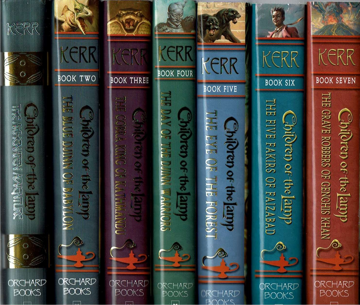 Children of the Lamp [all seven volumes in series] by Philip Ballantyne ...