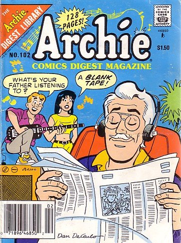 Archie Comics Digest Magazine, #102 book cover