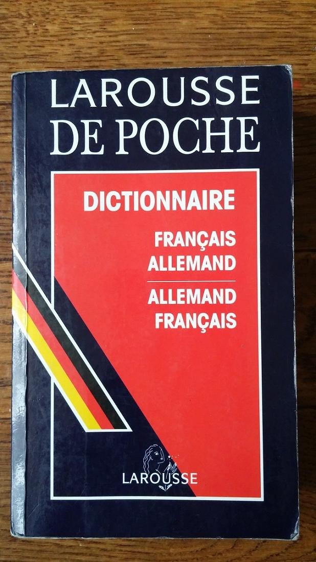 Larousse De Poche Dictionnaire Français Allemand Allemand Français