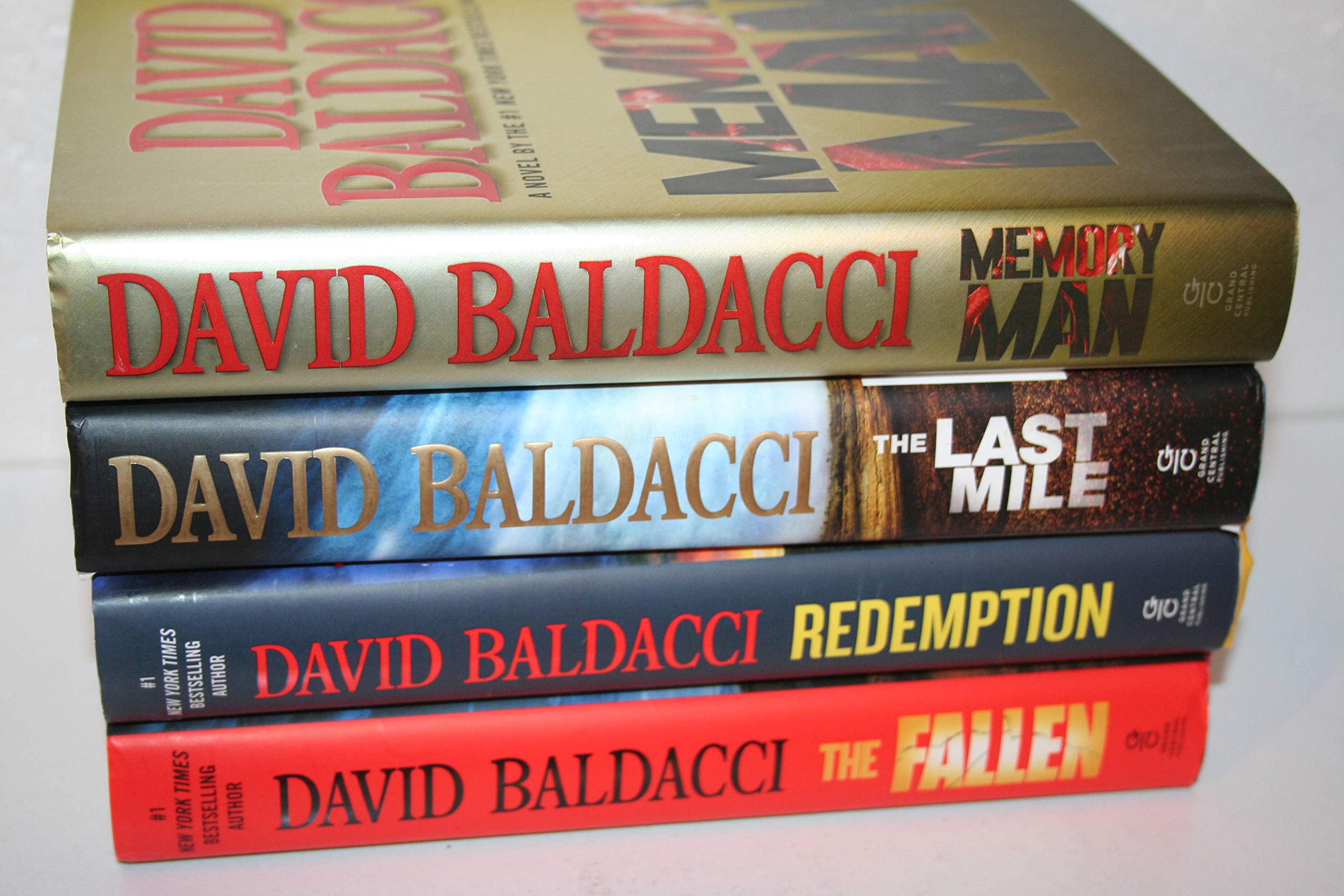 David Baldacci's Amos Decker Series #1, 2, 4, 5 by David Baldacci