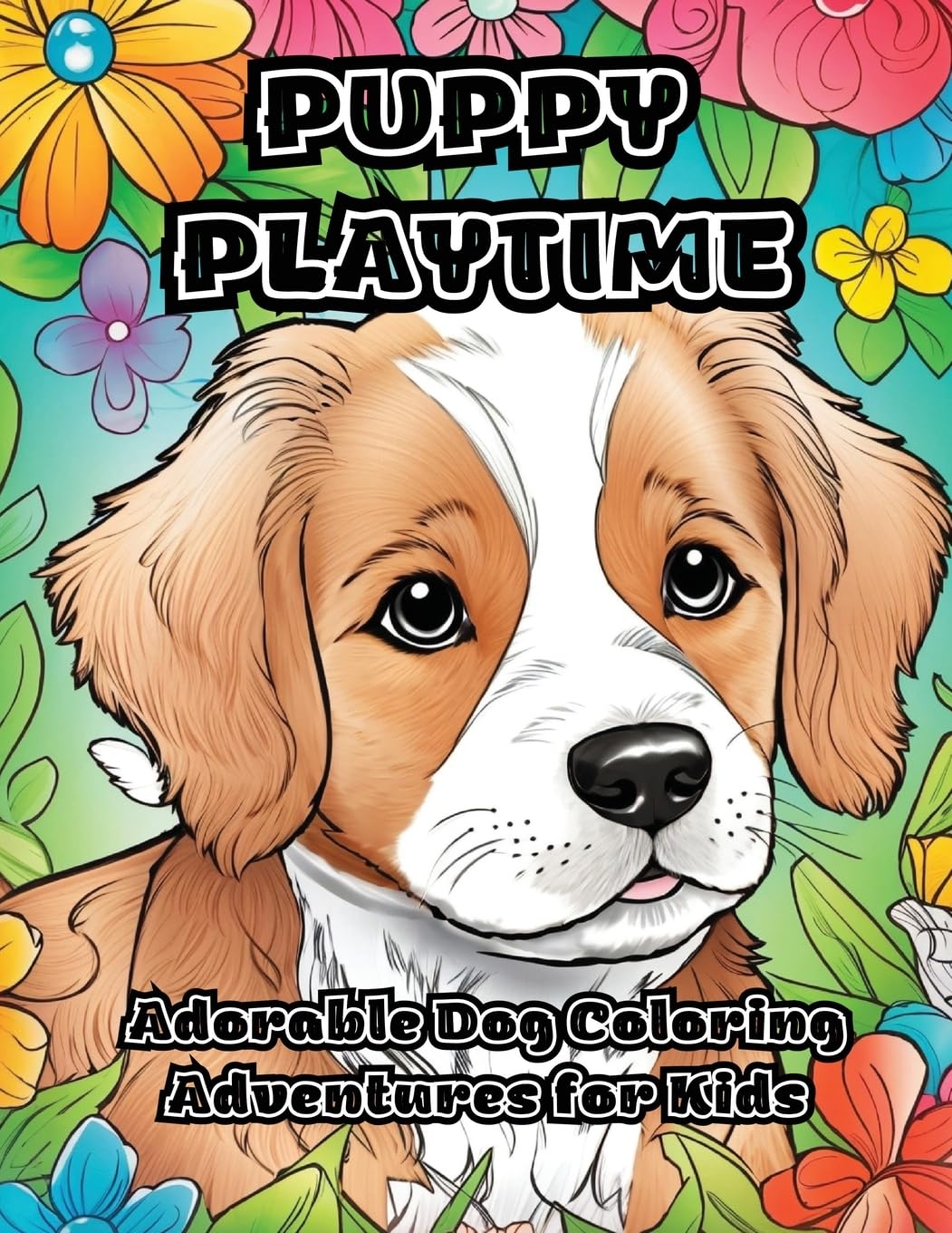 Puppy Playtime: Adorable Dog Coloring Adventures for Kids by ColorZen ...