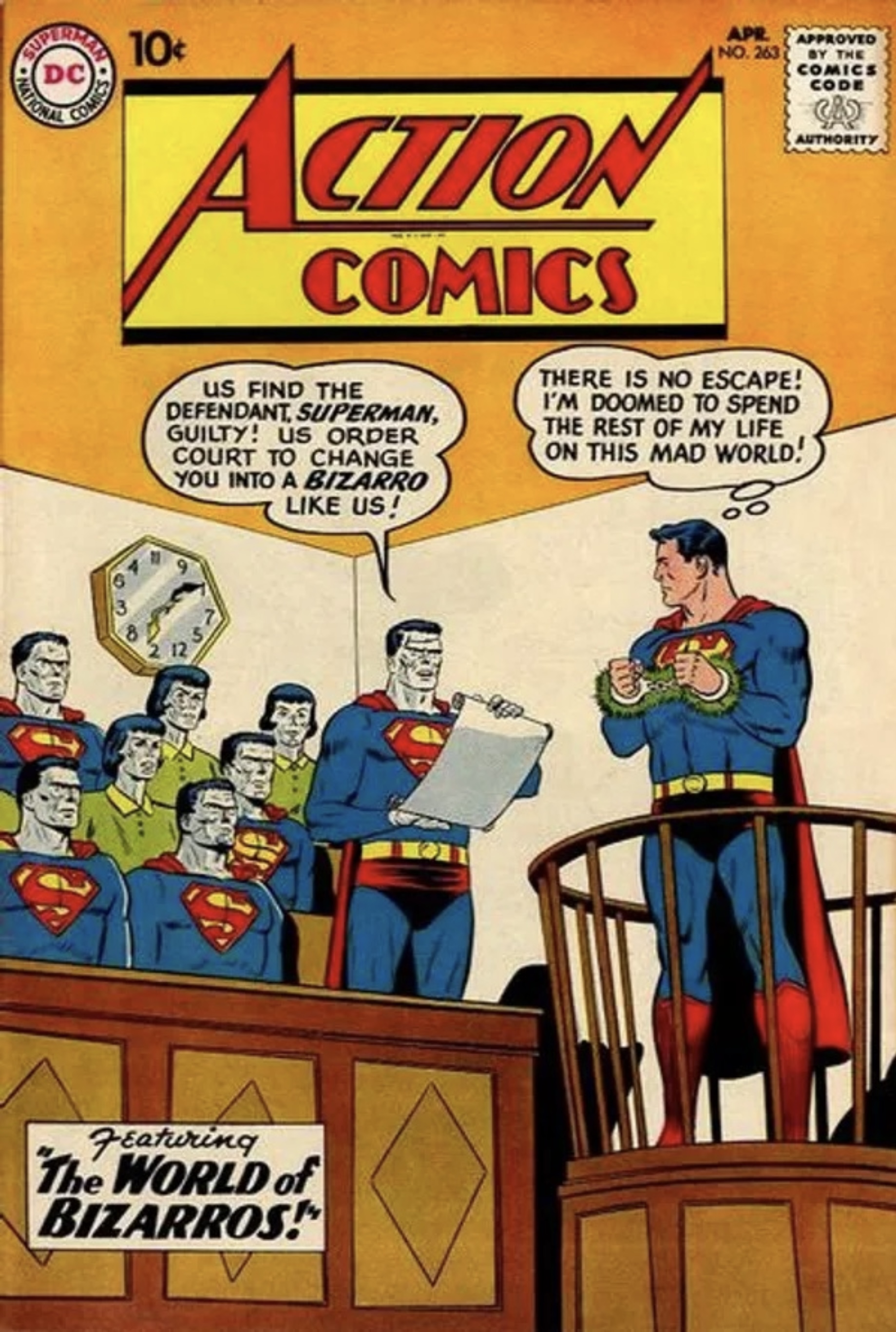 Action Comics book cover