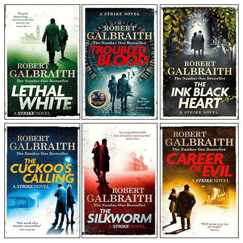 Cormoran Strike Series Collection (16) Books Set By Robert Galbraith by Robert Galbraith