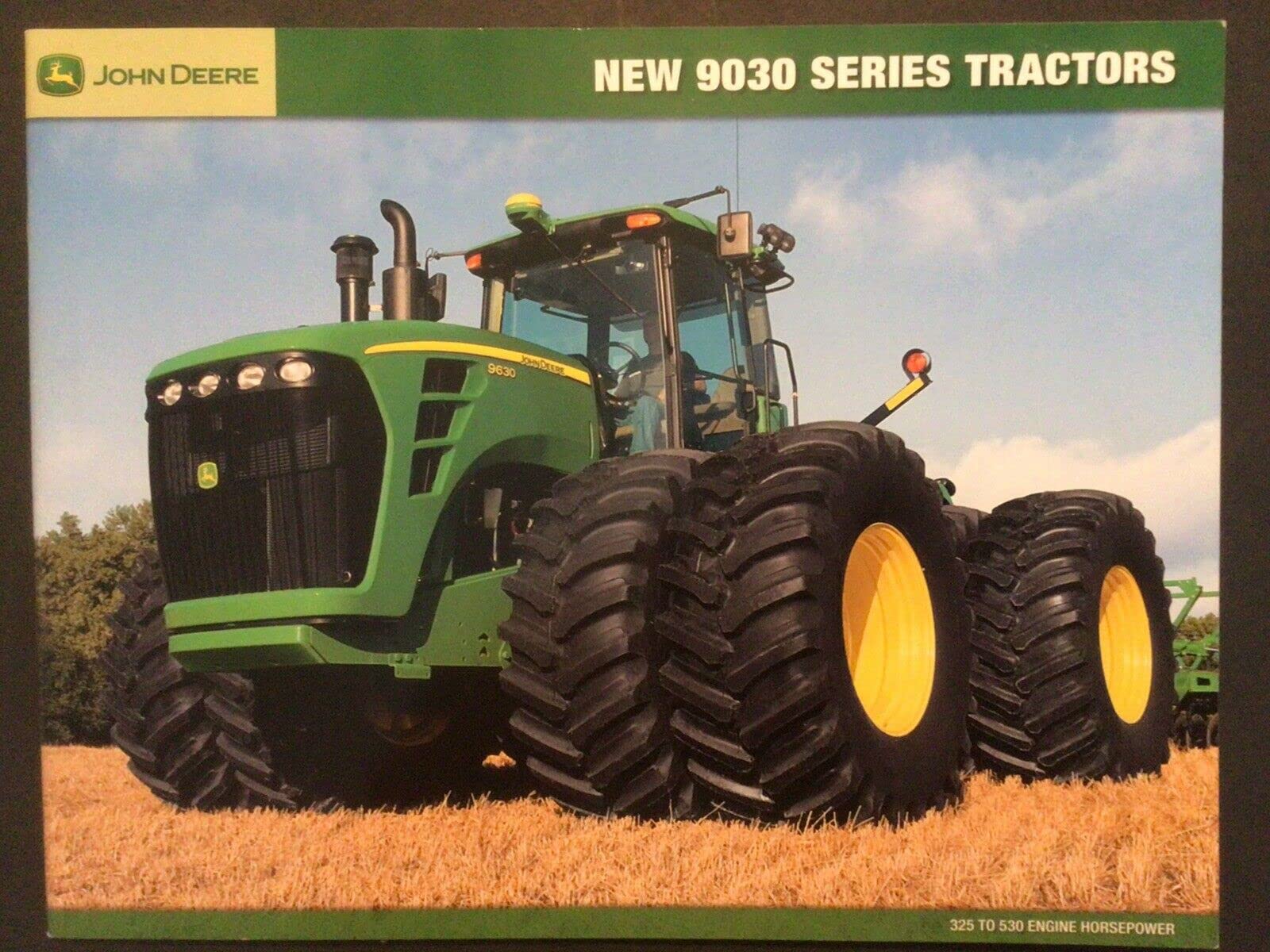 John Deere 9030 Series Tractors 325 to 530 Engine Horsepower Catalog