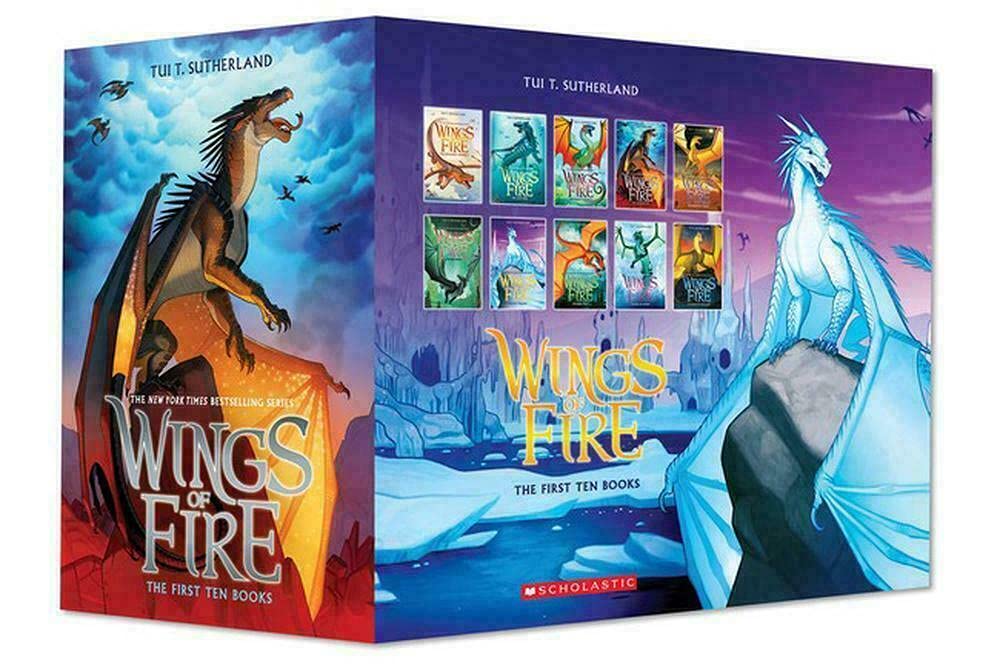 NEW SET! Wings of Fire 10 Books Set (Books 110) by Tui T. Sutherland