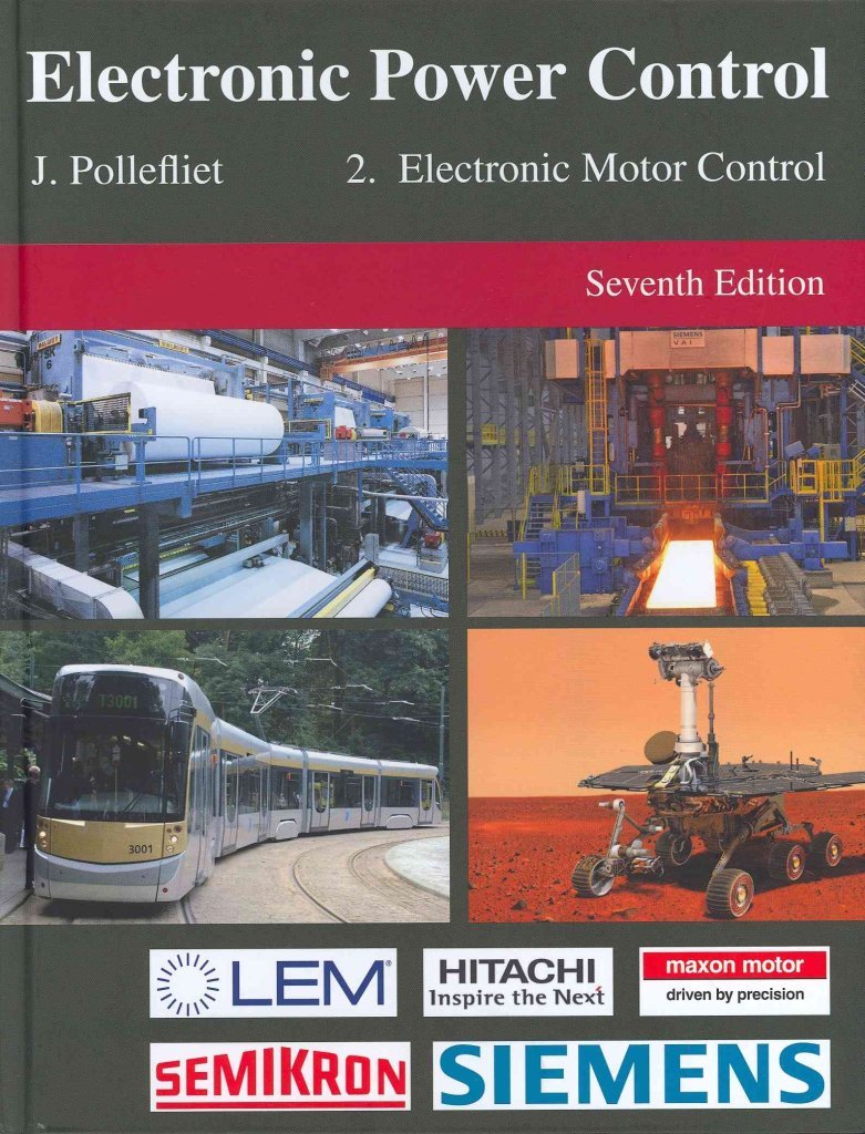 Electronic Power Control Volume 2 Electronic Motor Control by Jean