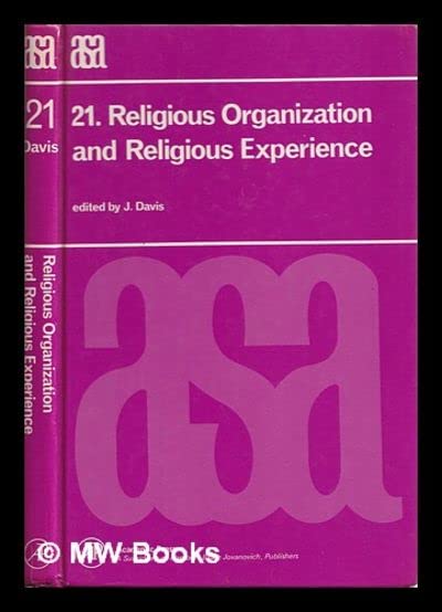 Religious Organization and Religious Experience book cover