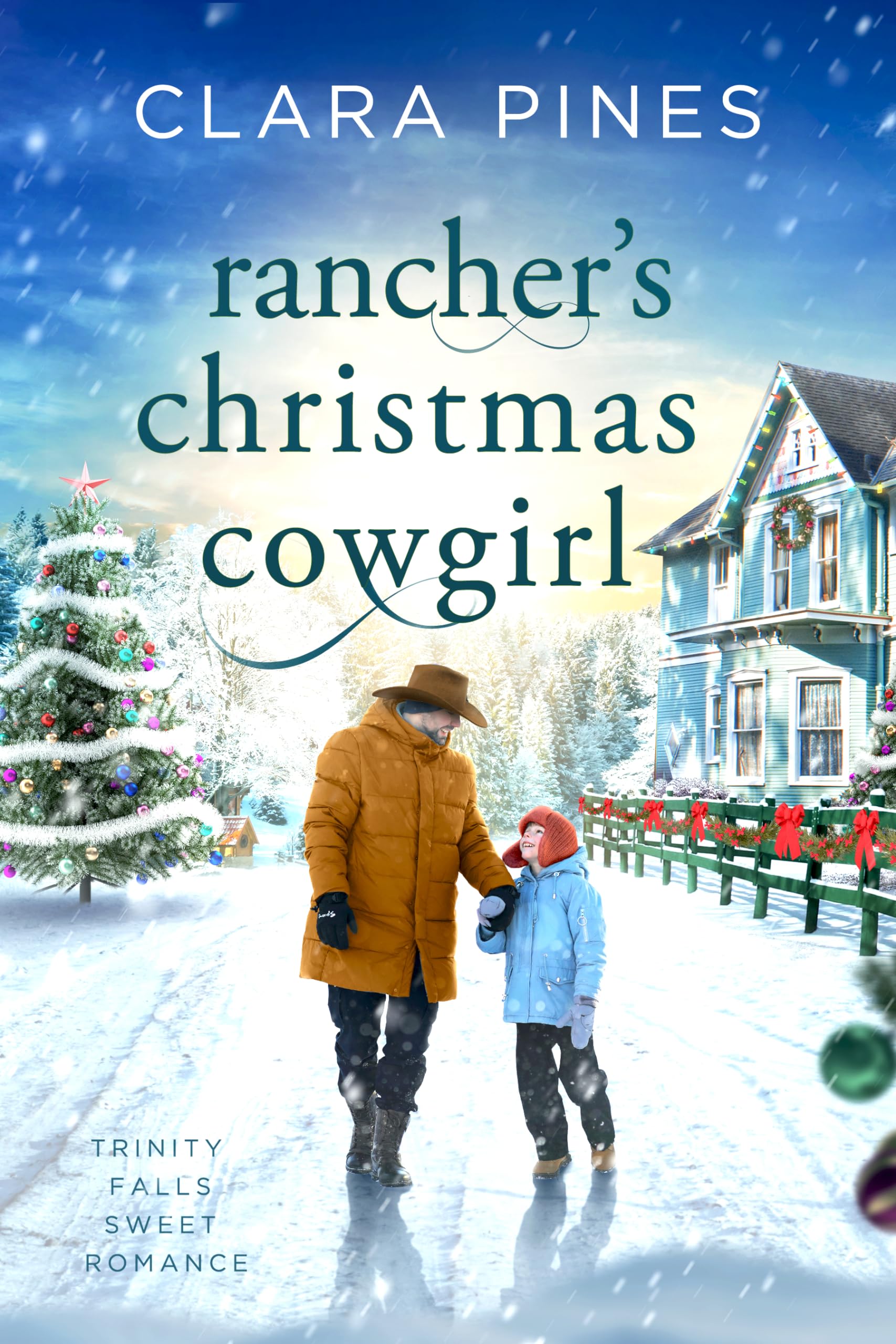 Rancher's Christmas Cowgirl (Trinity Falls Sweet Romance #9