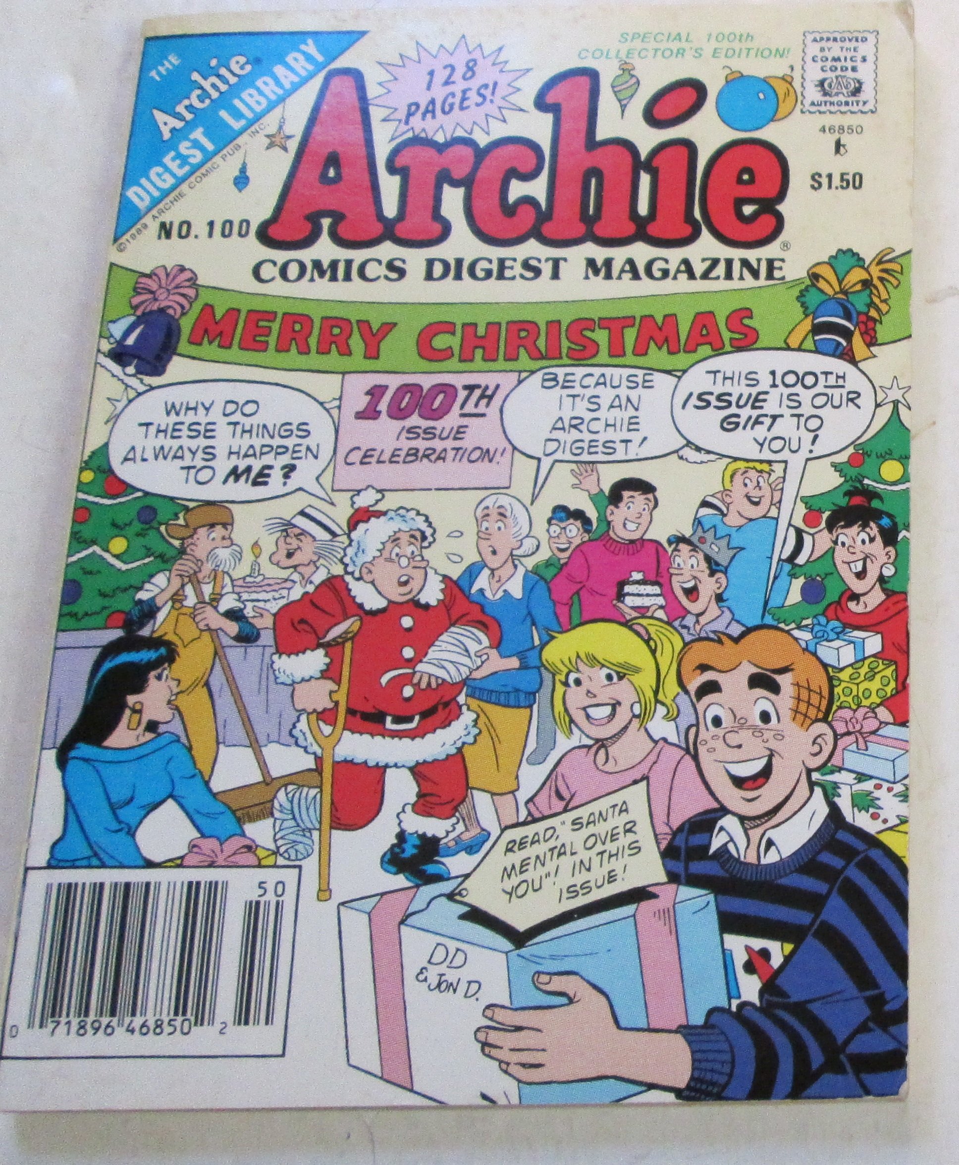 Archie Comics Digest Magazine No. 100 - February book cover