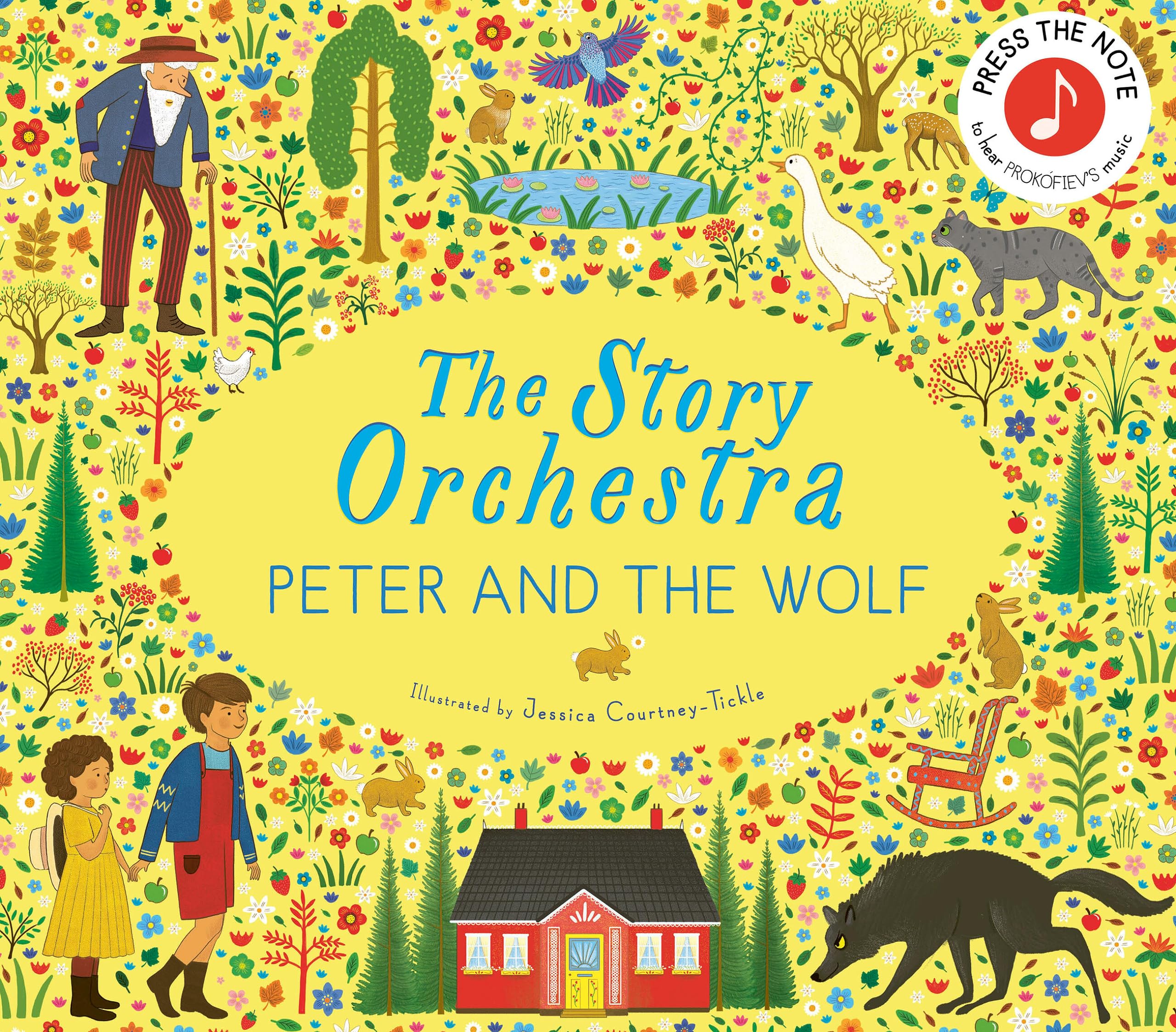 The Story Orchestra: Peter and the Wolf: Press the note to hear Prokofiev's music