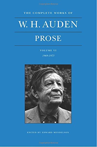 The Complete Works of W. H. Auden book cover