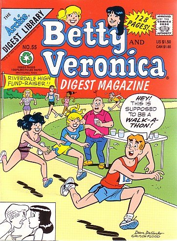 Betty and Veronica Digest Magazine, #55 book cover