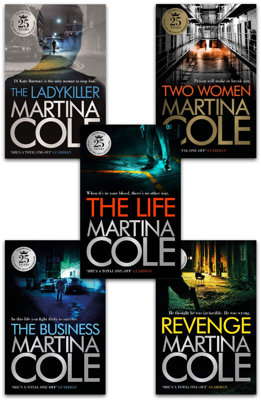 Martina Cole Collection 5 Books Set Business, Ladykiller, Life, Revenge, Two Women by Martina