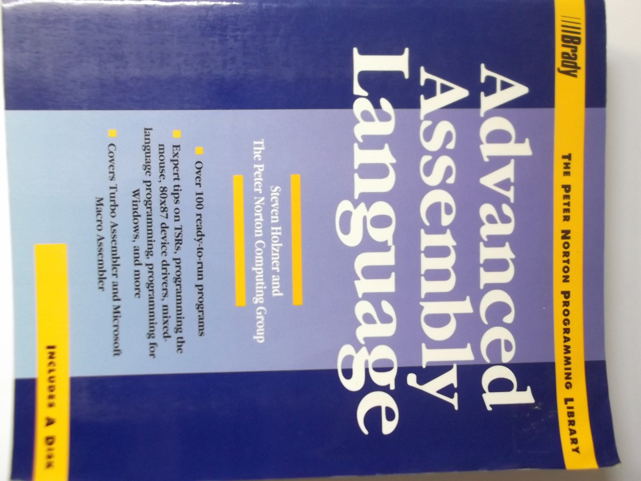 Advanced Assembly Language book cover