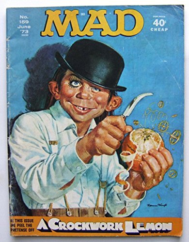 Mad Magazine No 159 By Al Feldstein Editor William Gaines