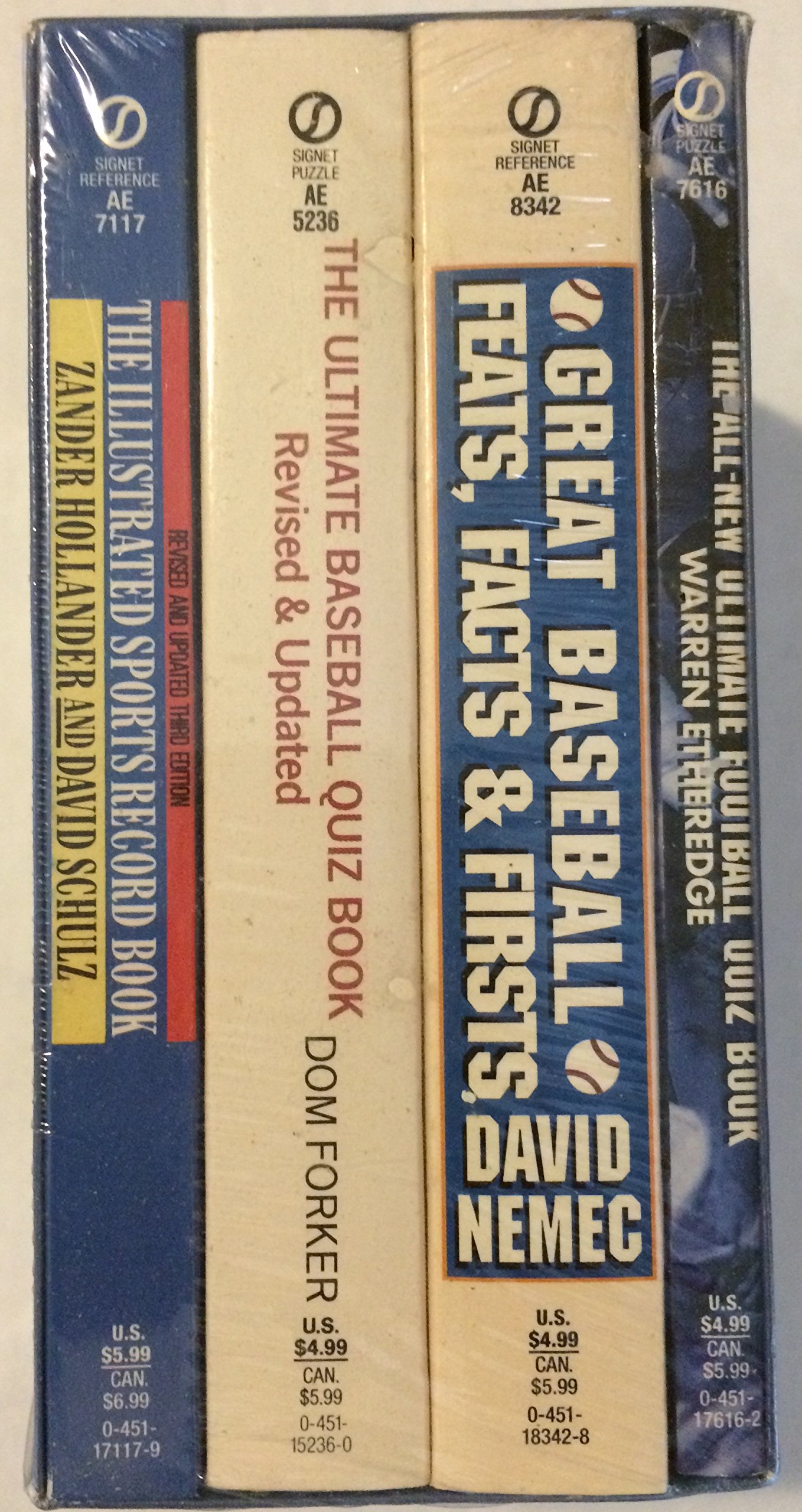 Sports Trivia Boxed Set 4 Vol.; Ill. Sports Record Book, Ultimate
