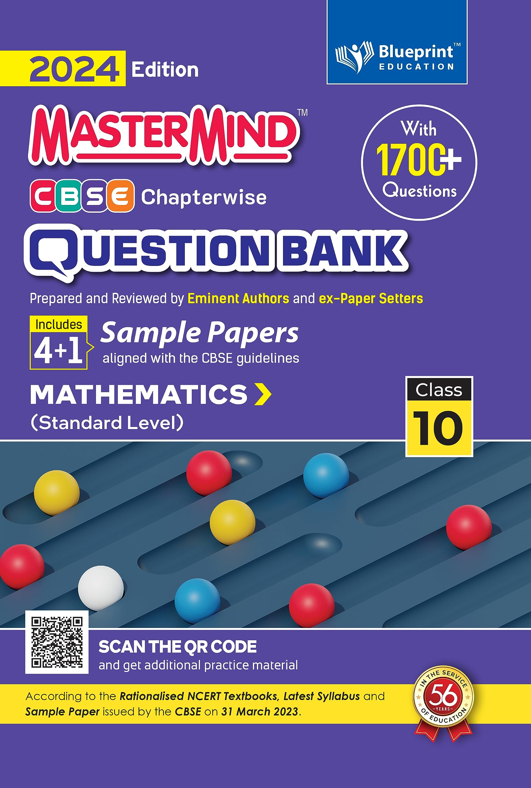 Master Mind CBSE class 10 question bank with sample paper Mathematics Standard by Blueprint