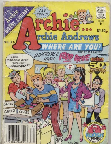 Betty and Veronica Comics Digest Magazine book cover