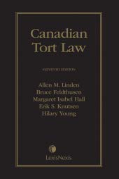 Canadian Tort Law by Allen M. Linden | Goodreads - Tort Law In Canada