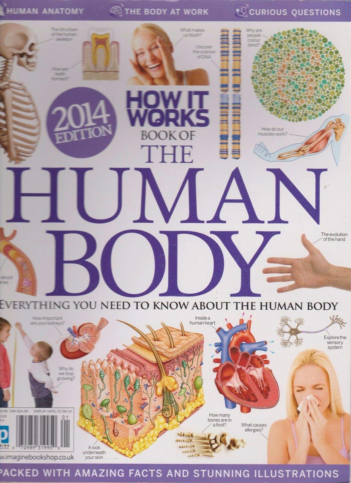 HOW IT WORKS MAGAZINE 01R 2014, THE BOOK OF THE HUMAN BODY. Product by