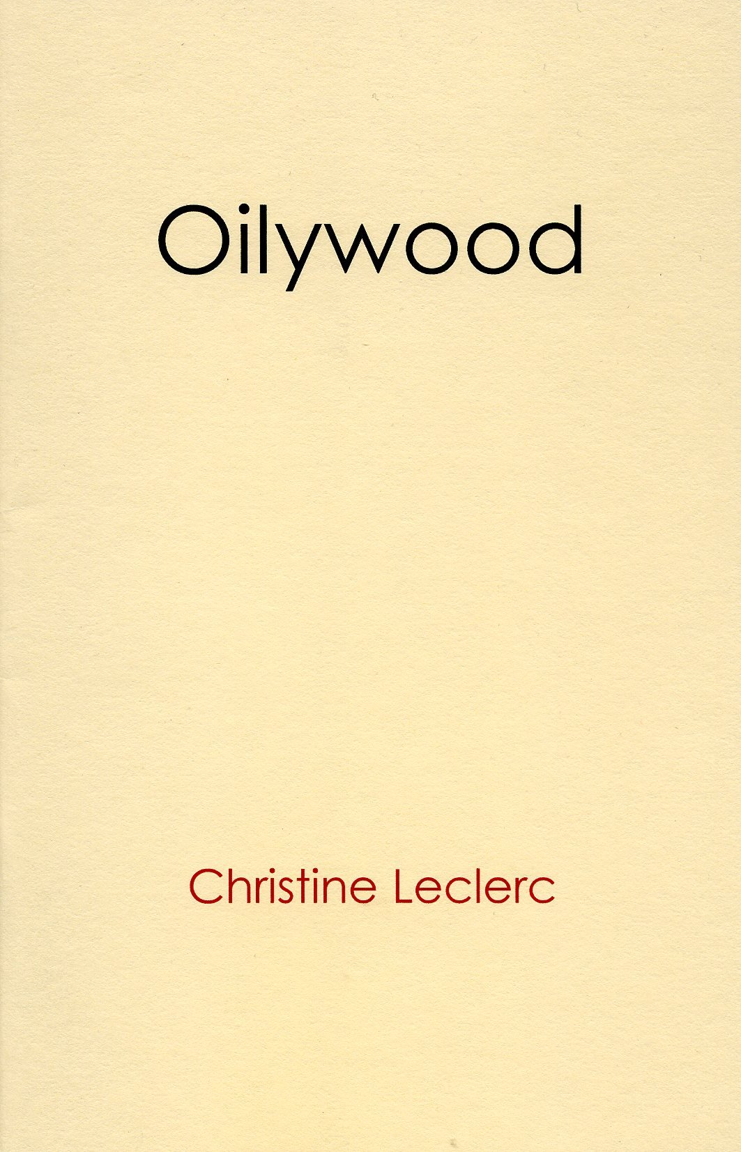 Oilywood book cover