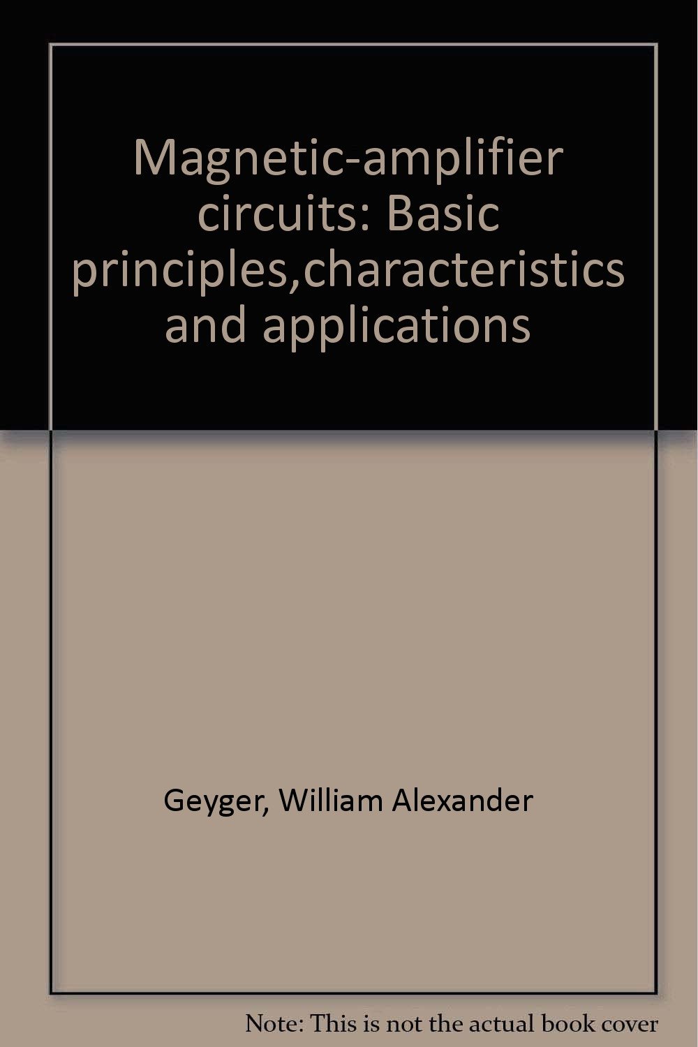 Amplifier Circuits Basic Principles Characteristics and