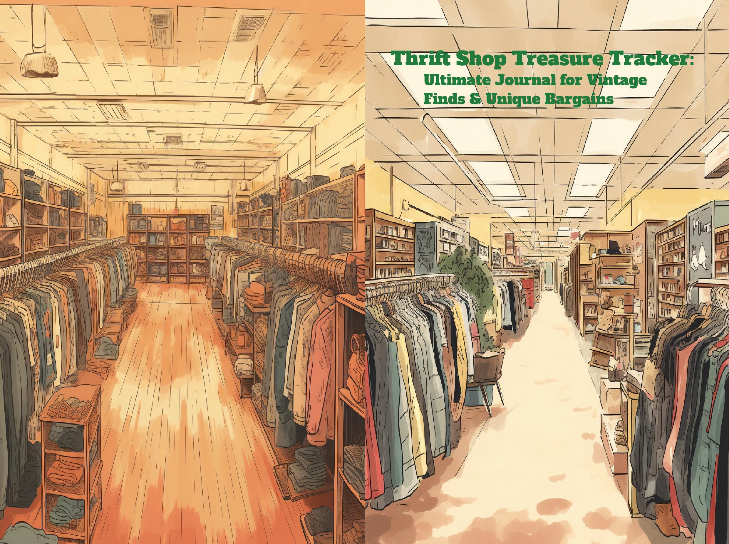 Thrift Shop Treasure Tracker: Ultimate Journal for Vintage Finds