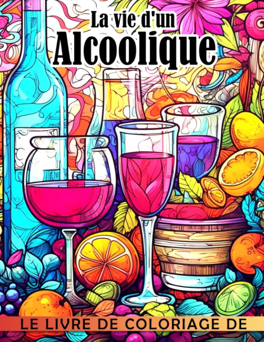 Le livre de coloriage de la vie d'un alcoolique Intrigantes