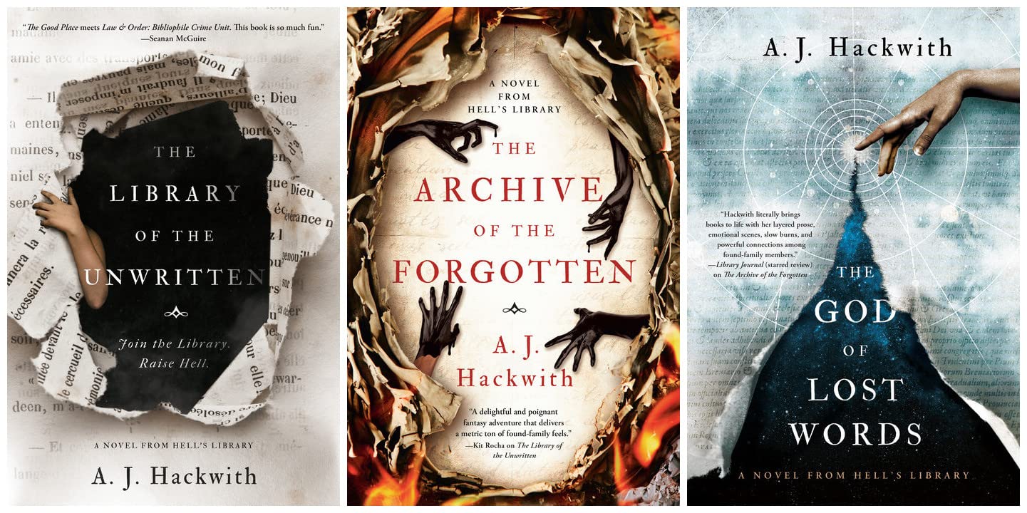 A Novel from Hell’s Library 3 Books Set (Paperback) by A. J. Hackwith ...