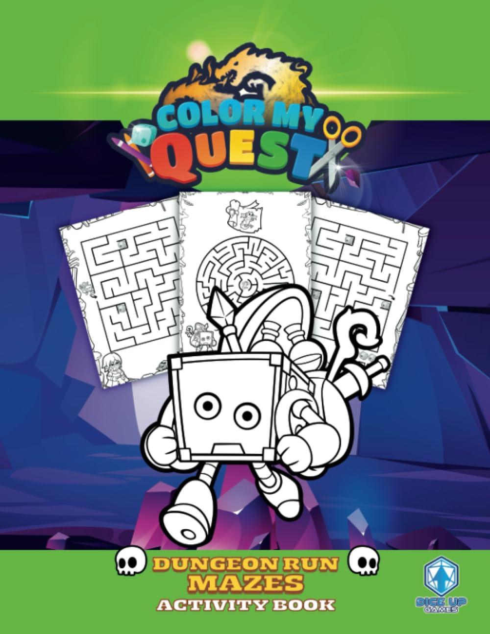 Color My Quest Dungeon Run Mazes An Official Color My Quest Book by DiceUp Goodreads