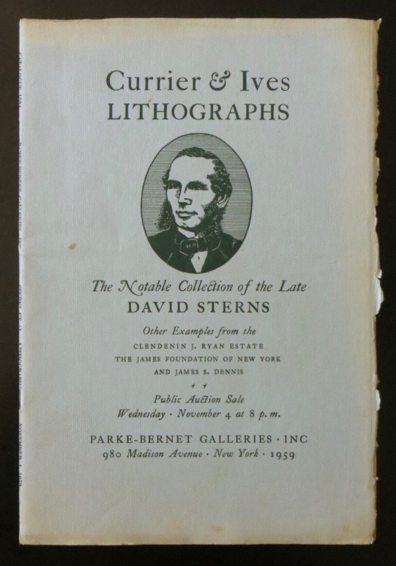 Currier & Ives Lithographs, the Notable Collection of the Late David