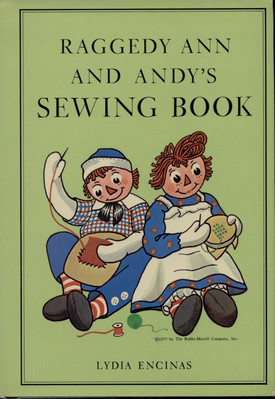 Raggedy Ann and Andy's Sewing Book book cover