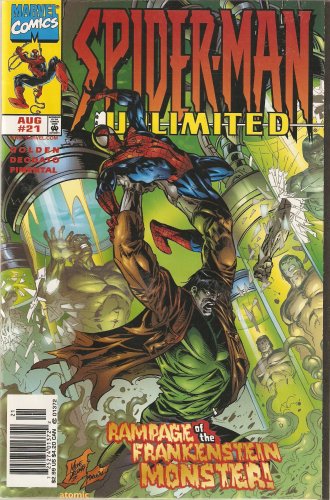 Spider-man Unlimited #21 Vol. 1 August 1998 book cover