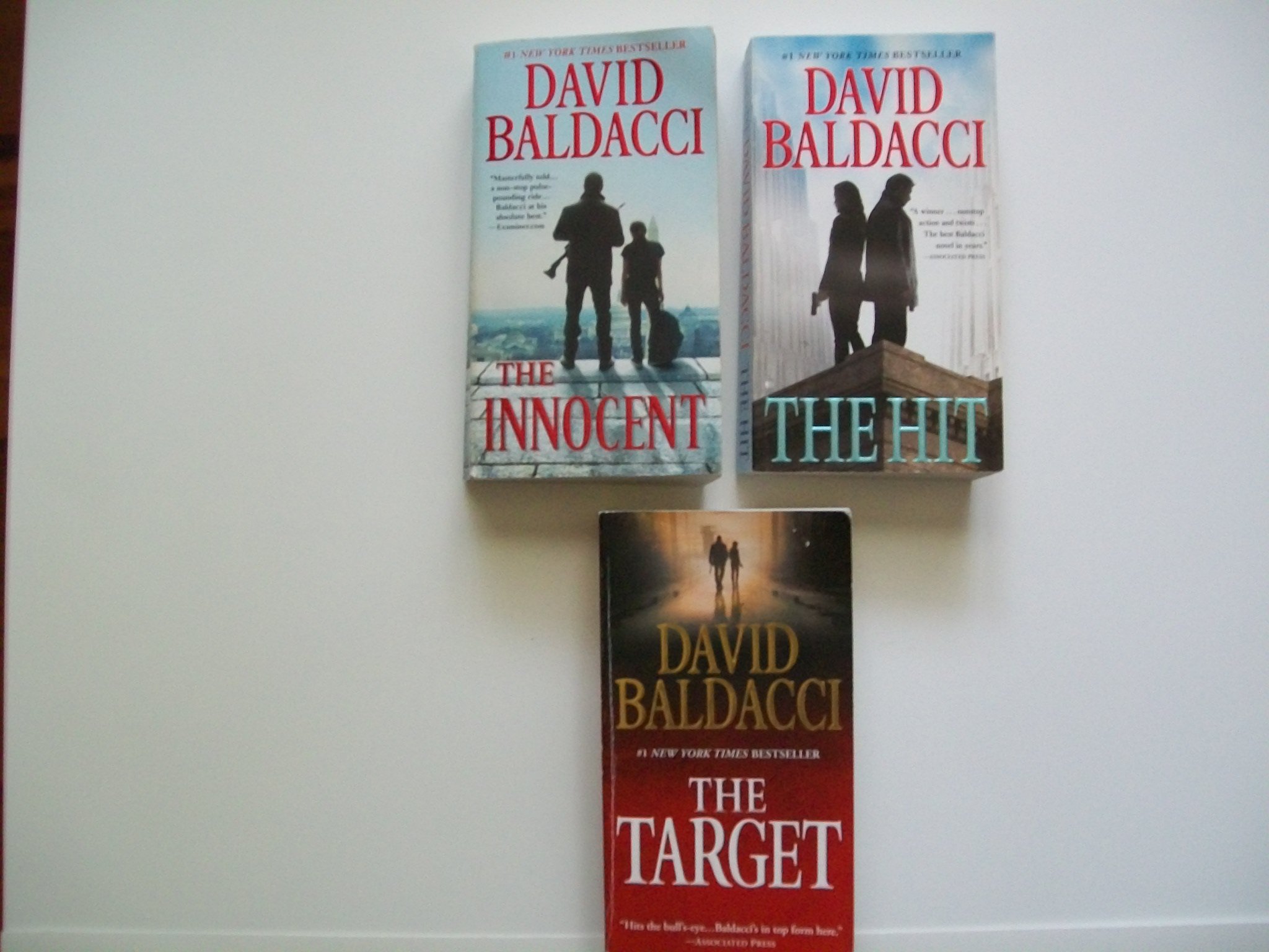 David Baldacci (Set of 3) The Innocent; The Hit; The Target by David