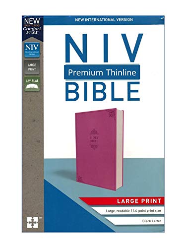 NIV Thinline Bible Large Print Pink by Anonymous | Goodreads